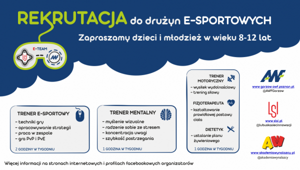 Rekrutacja do Klubu E-Sportowego LSI-AWF e-Team